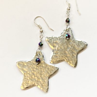 Hammered Stars with hematite