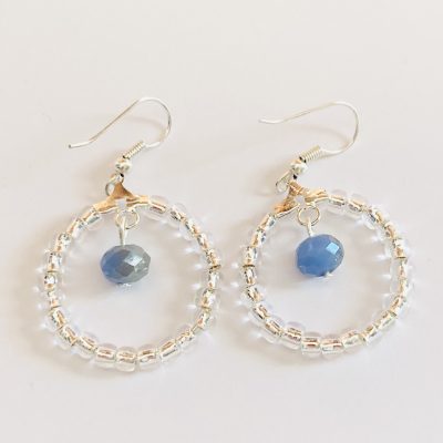 CLEAR BLUE HOOPS