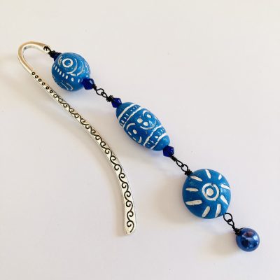 BLUE & SILVER BOOKMARK